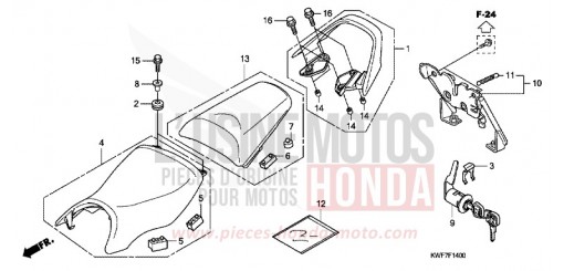 SIEGE CBF125MD de 2013